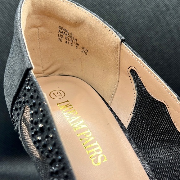 Dream Pairs Open Toe Sequin Heels - Picture 4 of 4